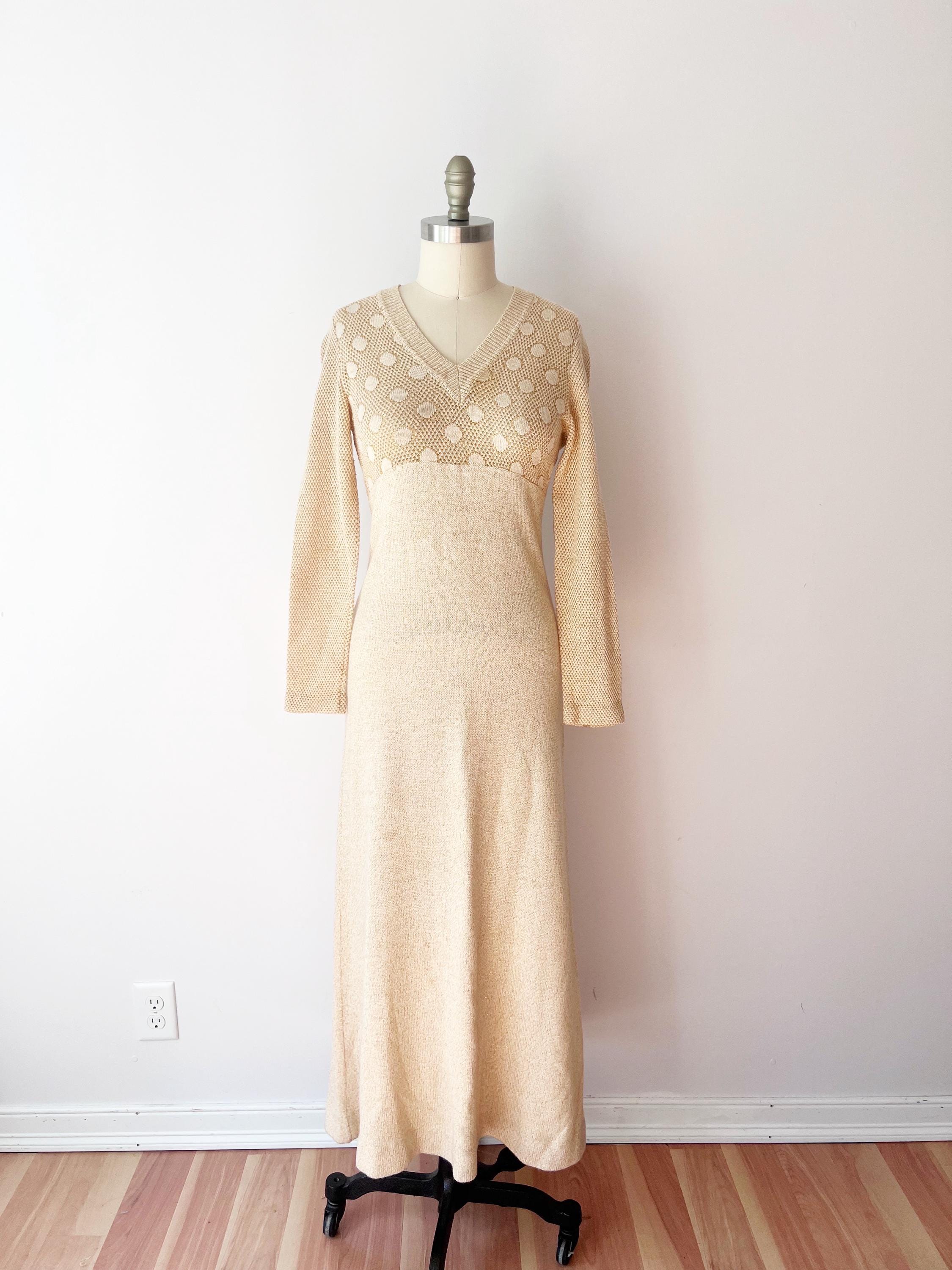 Lurex Vestido Dourado Brilhante Benes Malhas Vestido Longo Lurex