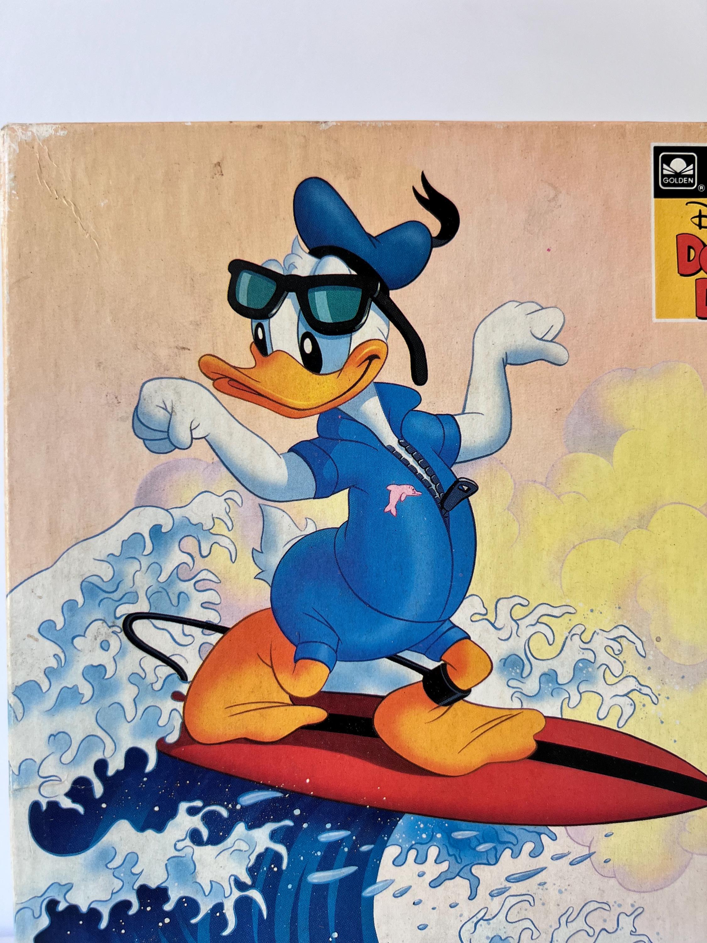 ヴィンテージ ディズニー ドナルドダック サーフィン 100ピースパズル