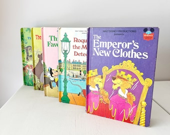 CHOOSE ONE Disney Wonderful World of Reading Books / Robin Hood / Aristocats / Mickey / Jungle Book