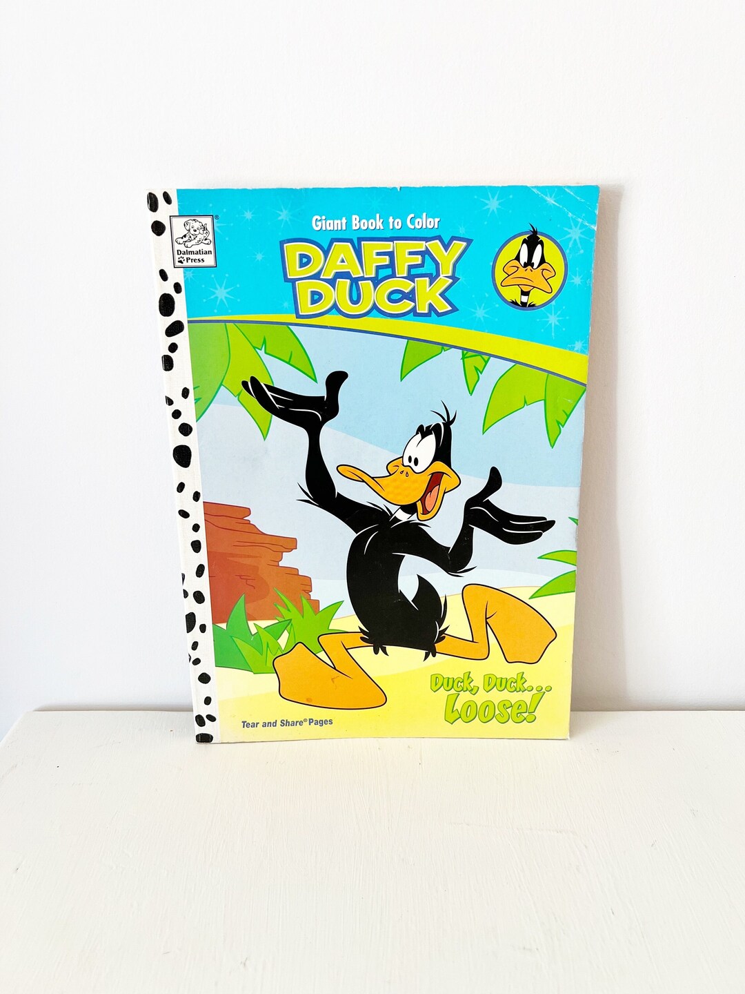 Vintage Daffy Duck Coloring Book 2000s Retro Childhood Etsy