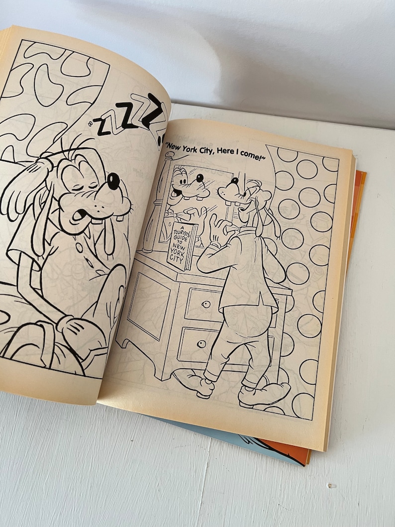 Disney Toontown Coloring Activity Books Multicolor Mickey Donald Goofy ...