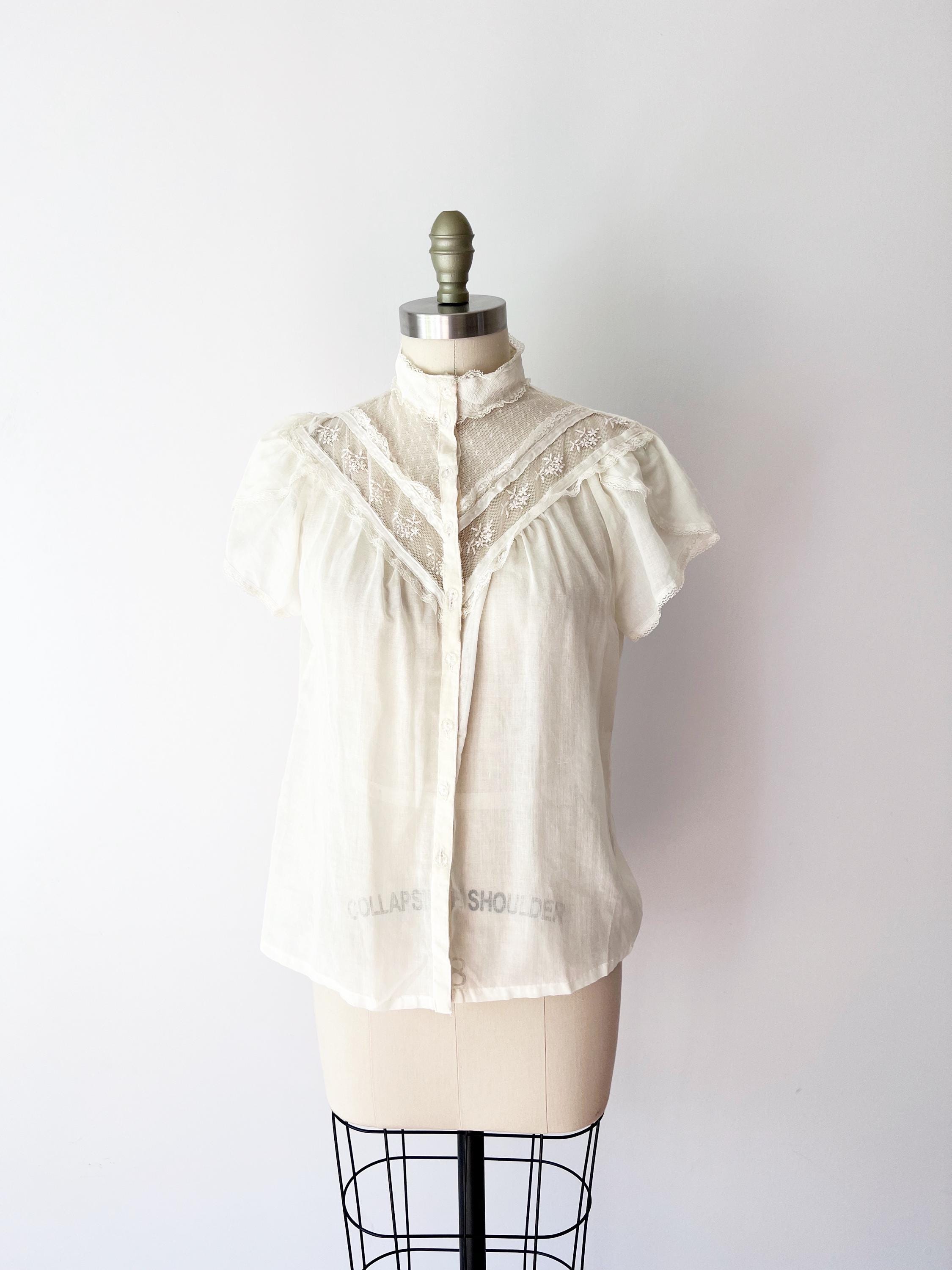 トップス 70s Dead stock gauze tunic Vintage 70s Gauze Tops - Etsy