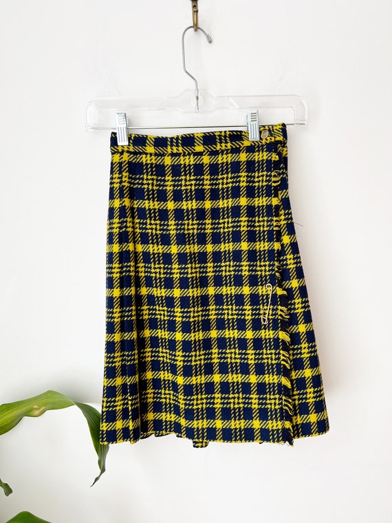 Girls 8 Years -  Girls Plaid Skirt, Vintage Plaid… - image 2