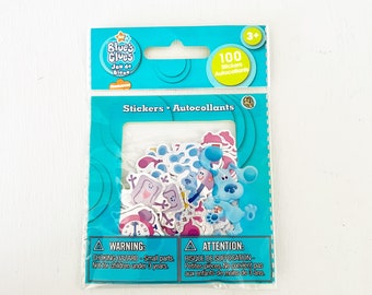 Blues Clues Flake Stickers Sandylion Packet 100 Stickers Die Cut