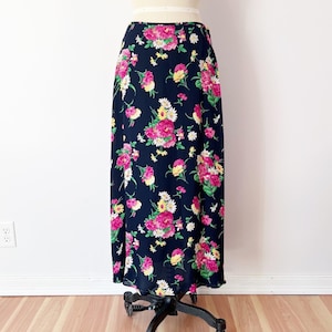 Vintage Ralph Lauren Silk Skirt - Etsy