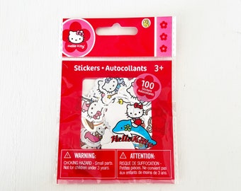 Vintage 2000s Hello Kitty Sticker Sandylion 100 Flake Stickers Pack Sanrio