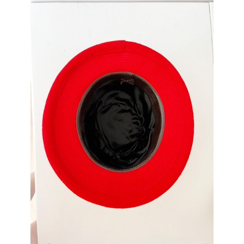 Filson Packer Hat Rot 100% Schurwolle Made in USA Fedora Bild 5