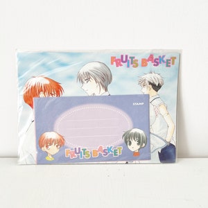 Vintage Fruits Basket Anime Stationery Stationary Letter Set New Hisaya Nakajo Hana to Yume