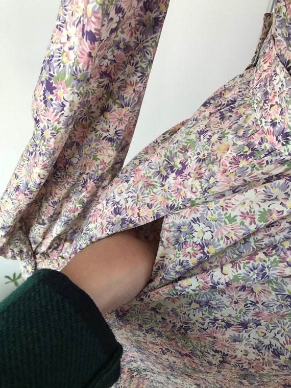 SIZE 6/S Calvin Klein 1970s Pastel Floral Set - S… - image 8