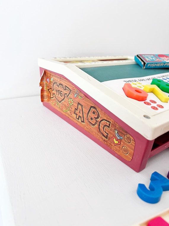 Fisher Price #176 School Days Play Desk - Near Complete (missing