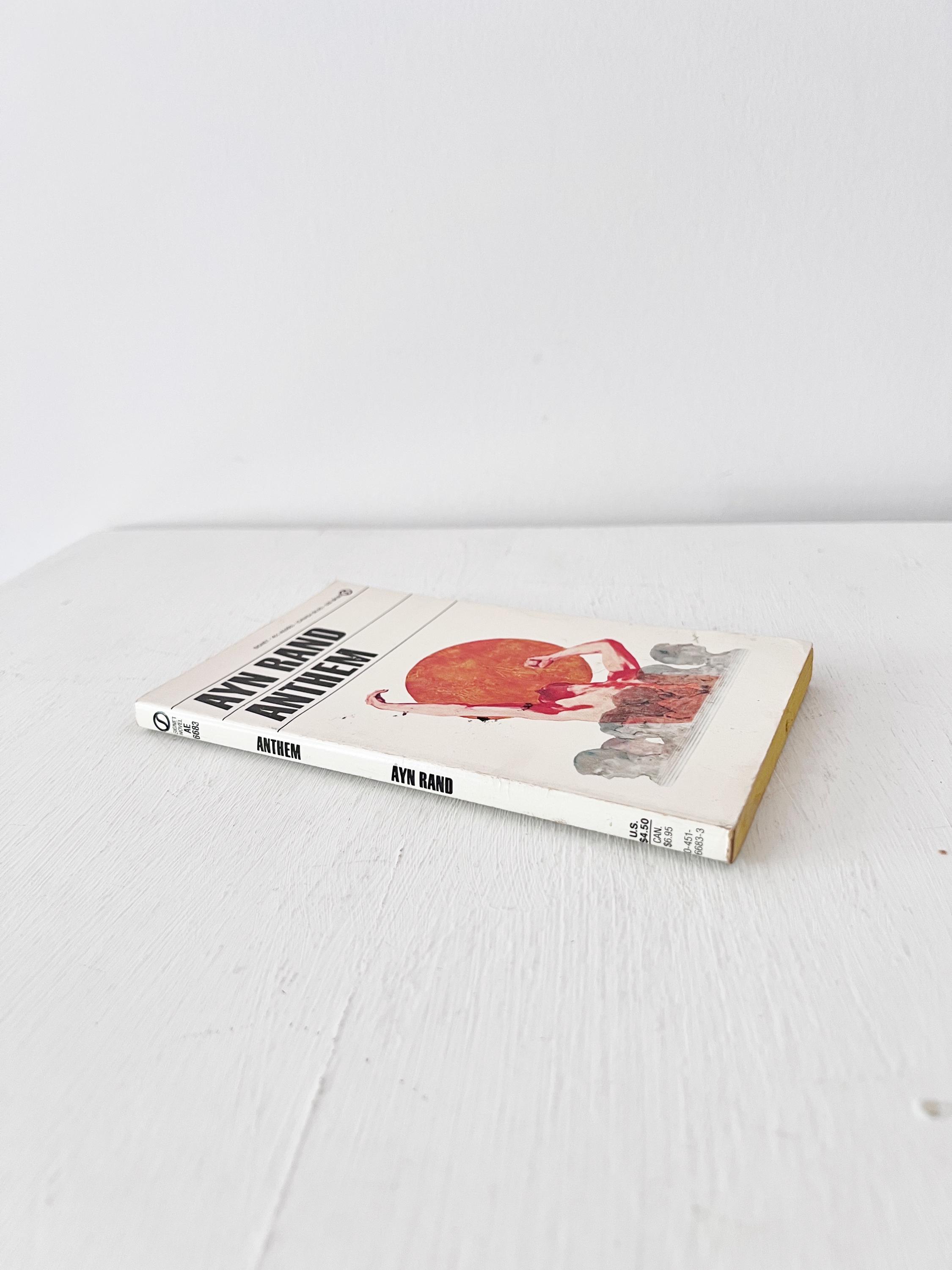 Anthem by Ayn Rand Classic Paperback Book Signet Classics 1961