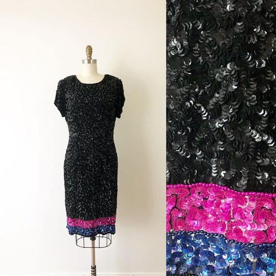 80's sequin dress