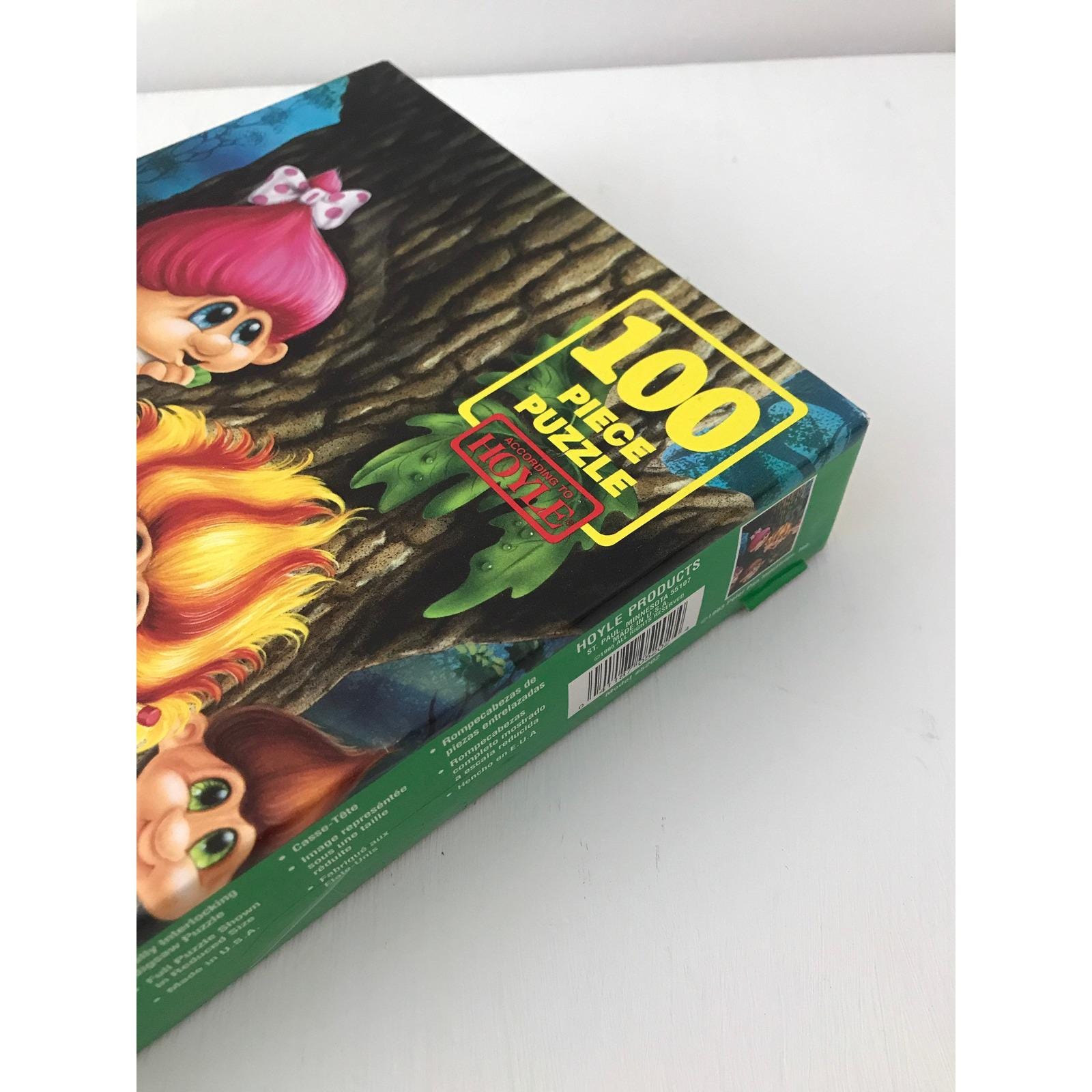 Hoyle Trolls Puzzle Green 100 Piece Vintage 1995 5202 Trolls in