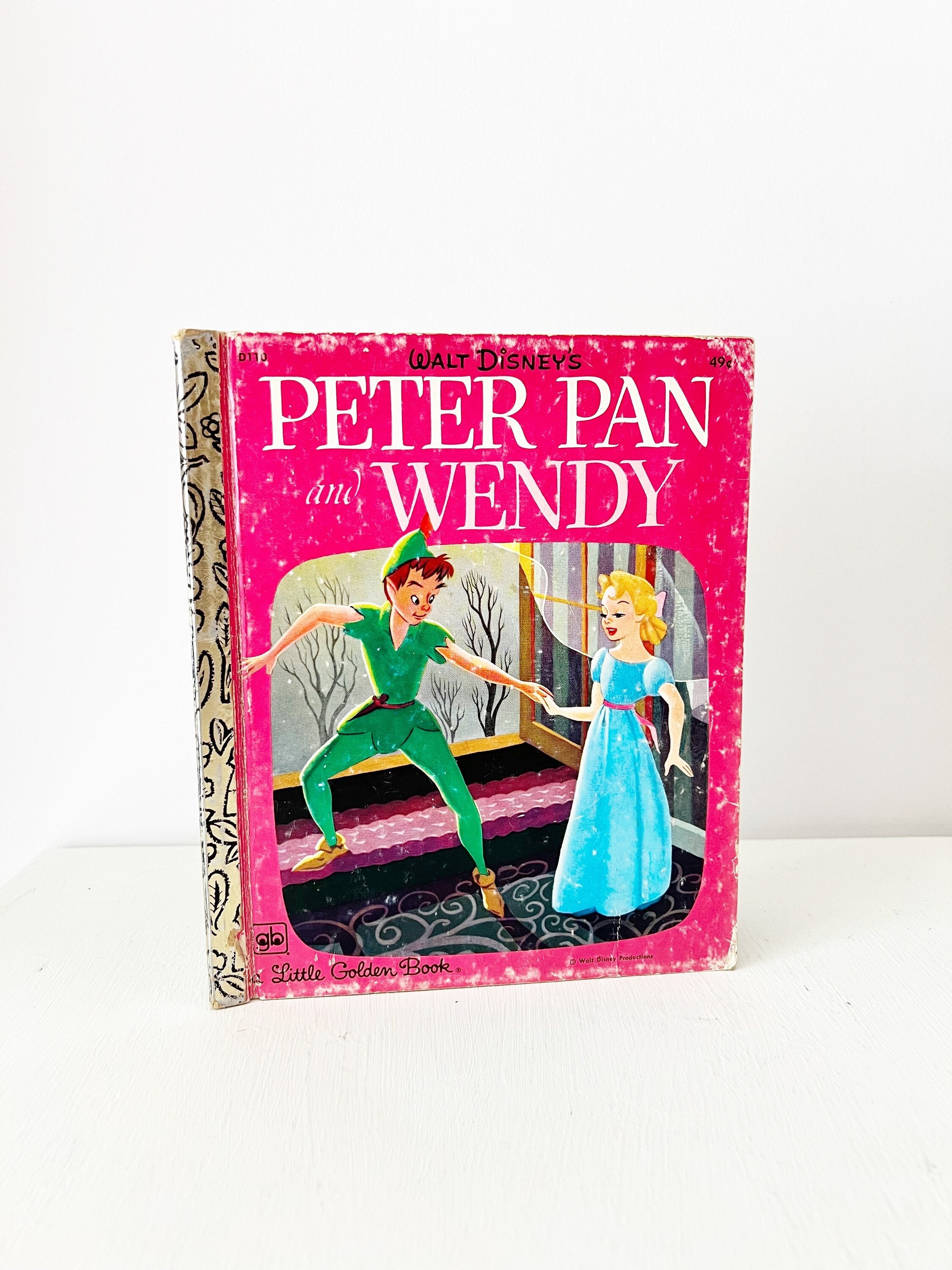 Peter Pan & Wendy, Vintage 1970s Little Golden Children's Book