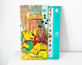 Disney Sound Story Winnie the Pooh and Tigger Too Sound Book - Piglet Rabbit Bees Tigger Kanga - 0307740196