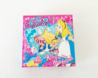 Vintage Alice in Wonderland Rare Kawaii Sticker Sack Stationery Stationary Disney Flake Stickers