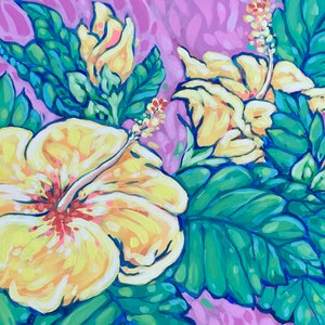 Gelber Hibiskus Digitaler Download