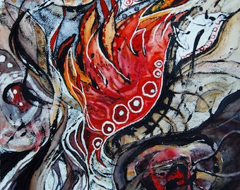 Out of Flames...Wings, limited edition fine art print