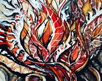 Battle Cry series (4), original artwork 15" x 19.5"