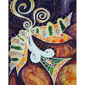 Dragonfly, original watercolor painting