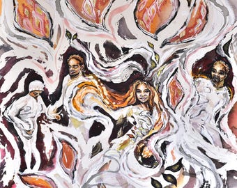 Trading Sorrow for Joy (2), Limited Edition Giclee Print