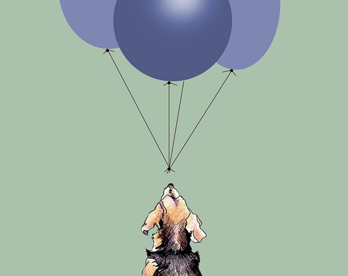 Beagle and Balloons