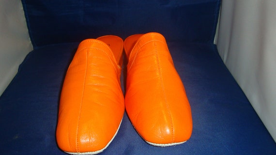 Vintage Orange/Tangerine Oomphies Leather Women S… - image 2