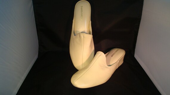 Vintage Daniel Green Classic Bone Leather Slipper… - image 4