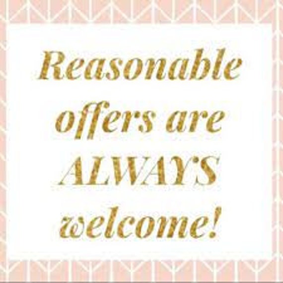 Reasonable Offers Welcome Sign All Reasonable offers are considered , FREE BRAND... | Depop main image 4