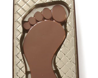 Big Chocolate Foot 4 oz, With or Without Gift Box, Podiatry Chocolates, Feet, Foot in the Door