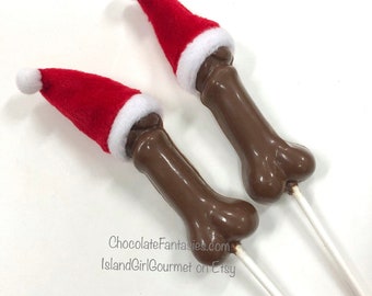 Christmas Chocolate Penis Lollipops With Santa Hats Set Of Two 1 4 Oz Mature Content Holiday Gag Gift Stocking Stuffer Secret Santa Christmas Chocolate Penis Lollipops With Santa Hats Set Of Two 1 4 Oz Mature Content Holiday Gag Gift Stocking Stuffer Secret Santa