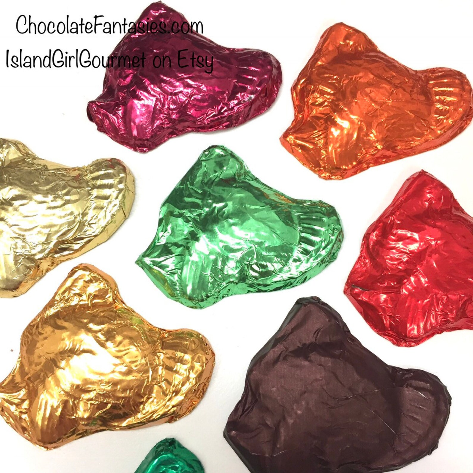 Foil Wrapped Mini Chocolate Turkeys 1 Lb Bulk Boxed Any Etsy