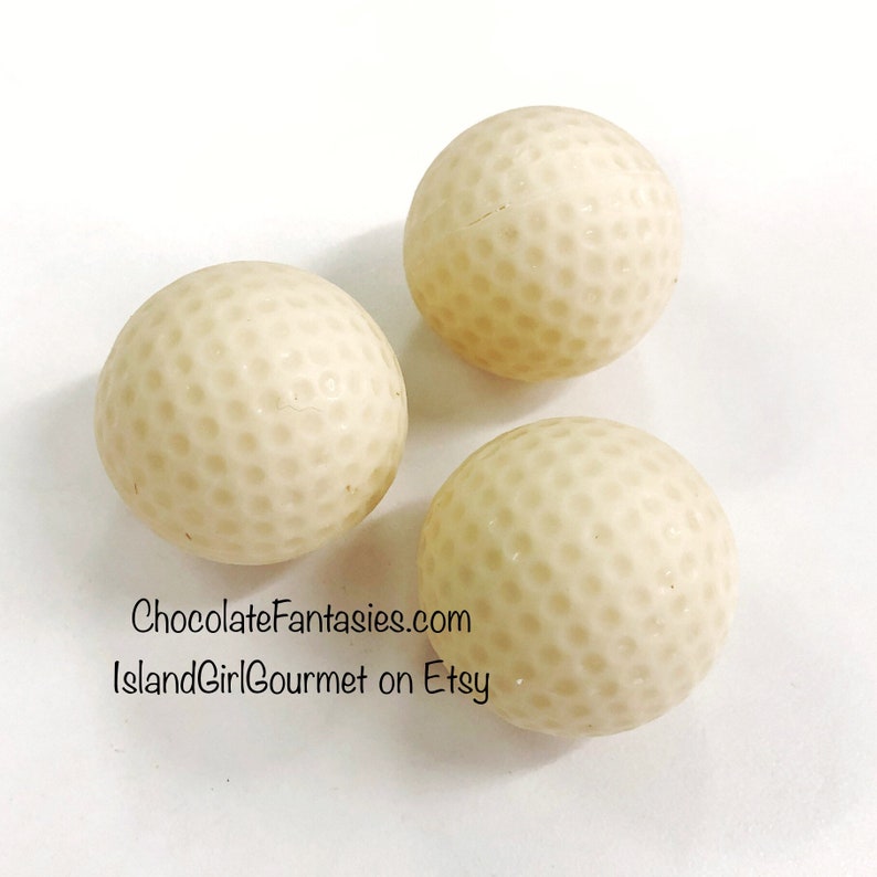 Chocolate Golf Balls 3 Pack Solid Life Size Gift Boxed Etsy