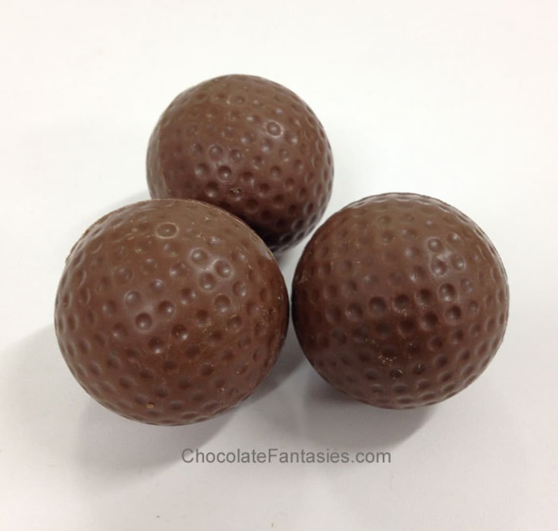 Chocolate Golf Balls 3 Pack Solid Life Size Gift Boxed Etsy