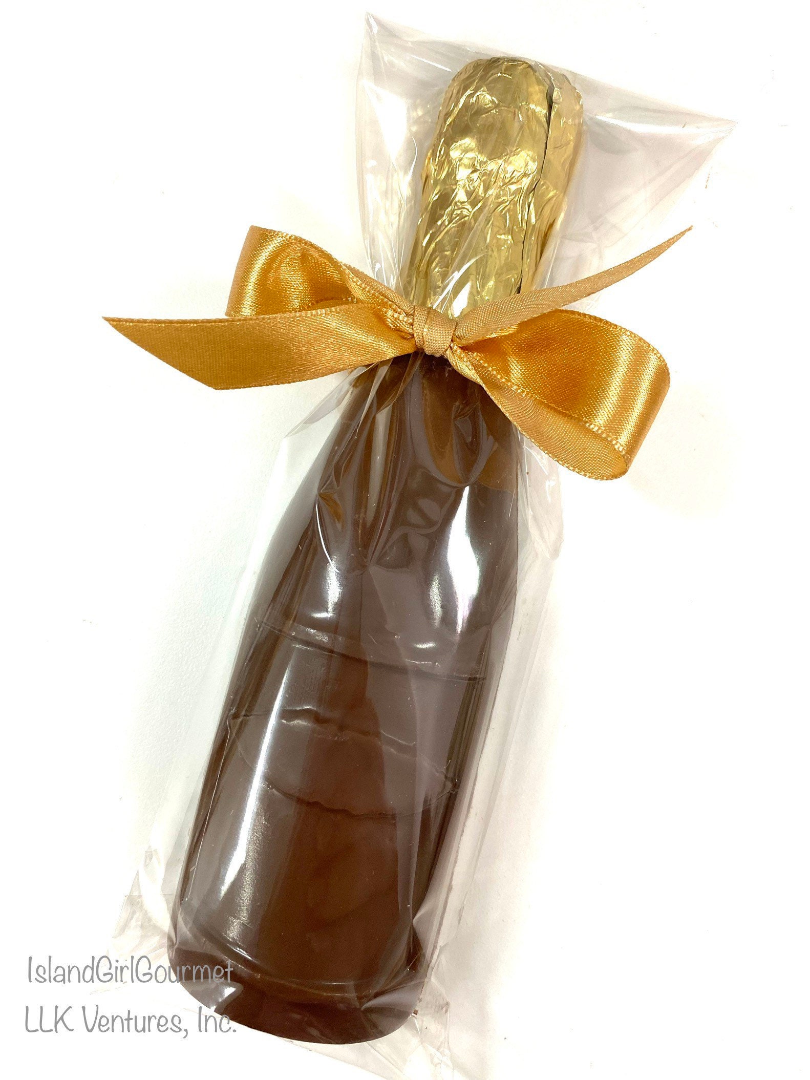 Chocolate Champagne Bottle 5 Oz. Celebration Wedding Etsy