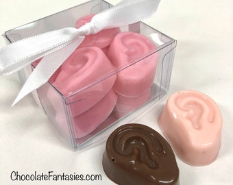 Mini Chocolate Ears Favor Gift Box - Audiology Chocolates, ENT, Hearing