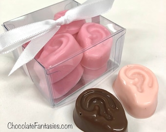 Mini Chocolate Ears Favor Gift Box - Audiology Chocolates, ENT, Hearing