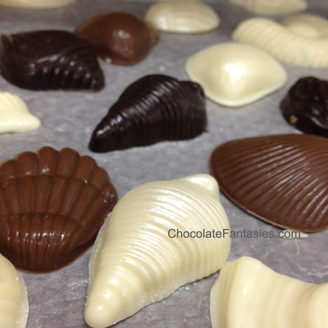 ASSORTED FISH PIECES mold Chocolate Candy Soap cake cupcake summer beach 