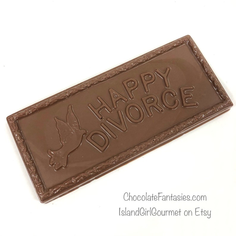 Happy Divorce Chocolate Bar image 2