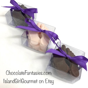 Chocolate Feet 2.5 oz, 8 pcs. Favor Gift Box, Podiatry Chocolates, Foot in the Door, Baby Feet, Foot in the Mouth