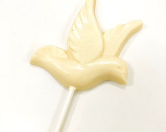 Chocolate Dove Lollipop, Peace Dove, Bird Chocolate, Spiritual