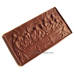 Last Supper Chocolate Bar - Easter, Religious, Jesus, Religion, Spiritual, Christian Catholic Gifts