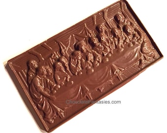 Last Supper Chocolate Bar - Easter, Religious, Jesus, Religion, Spiritual, Christian Catholic Gifts