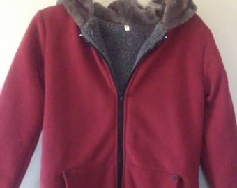 Fur Lined Hoodie - Etsy