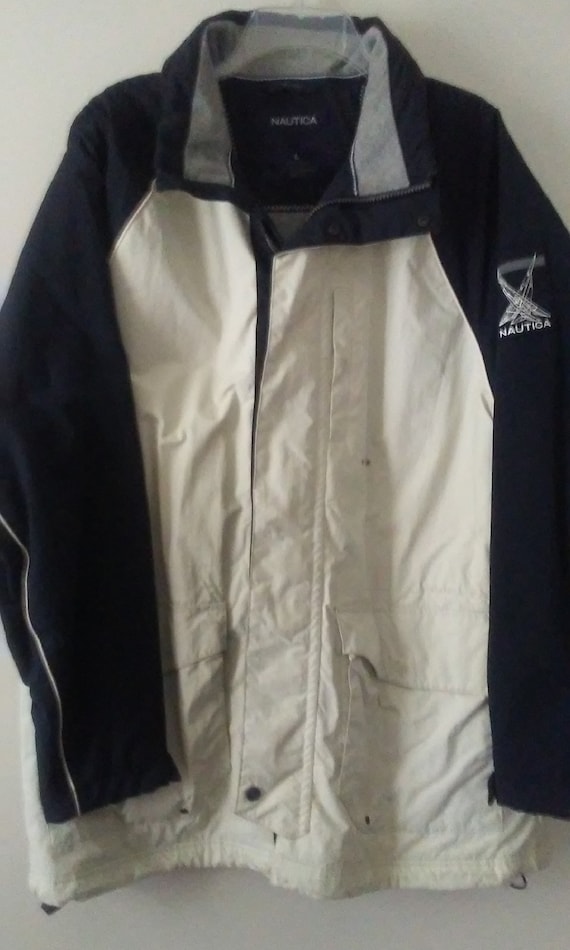 vintage nautica jacket size Gem