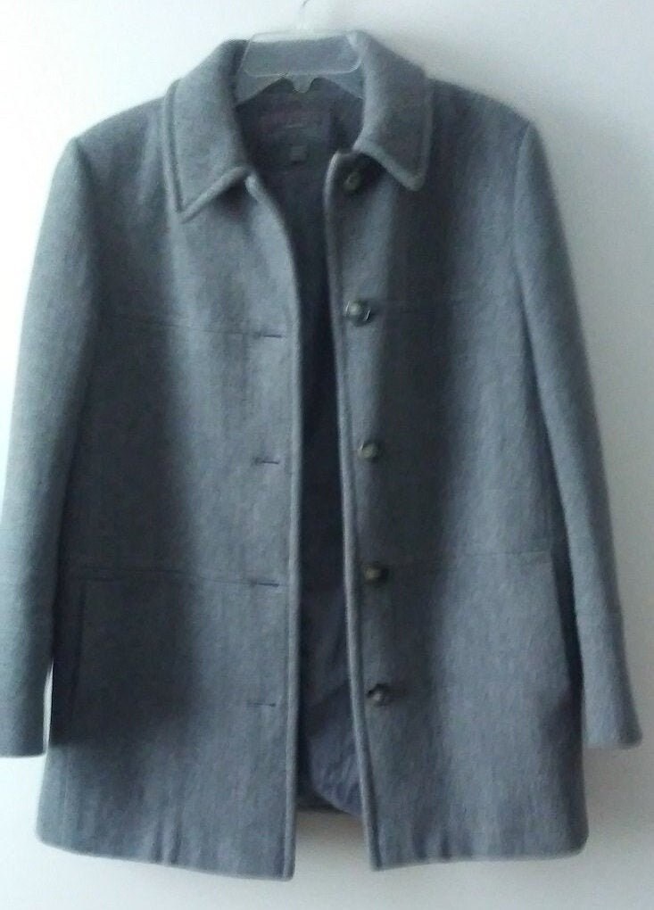 down lined wool coat