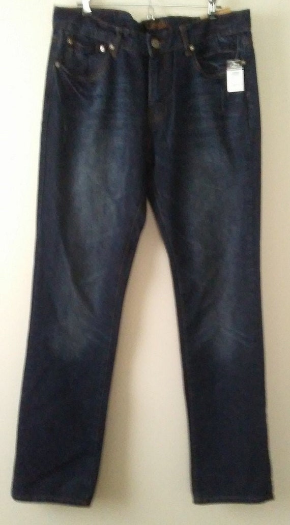 Slim Fit Jeans 34x34 Mens Blue Jeans 