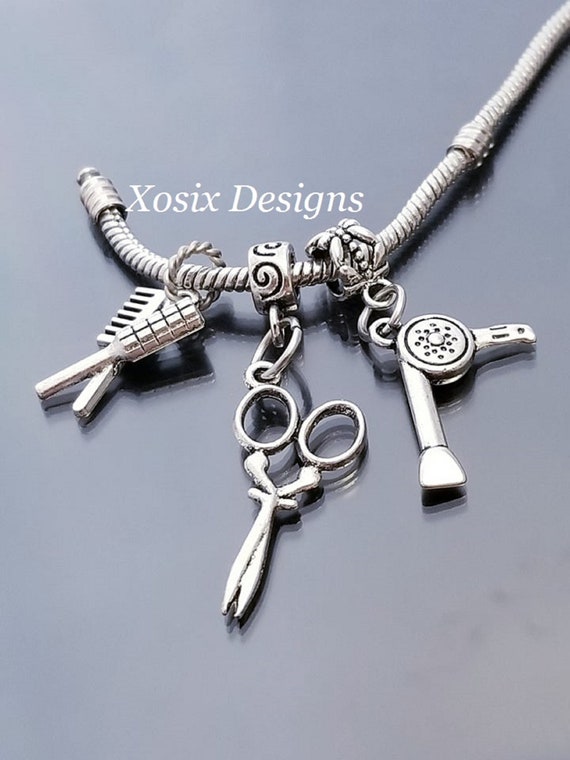 Hair stylist charms pandora bracelets discount