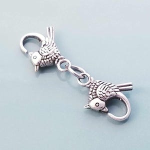 Make Your Bracelet Longer /Bird Lobster Clasp / Lobster Clasp Clip On / Bracelet Extender / Necklace Extender /Purse Charms /Clip On Charms