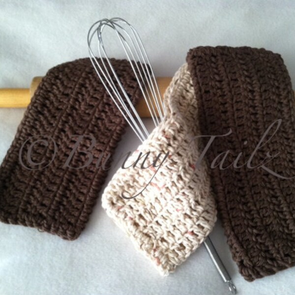 Wash Cloths Dish Cloths Spa Cloths Crochet Cotton Gifts Under 10 Brown Beige